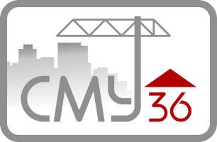 логотип сму-36, услуги автокрана, автовышки, ремонт гидравлики